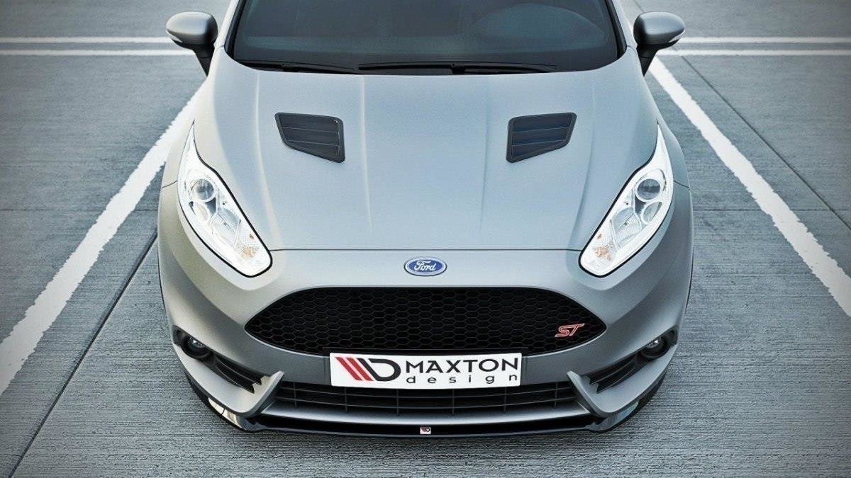 Front-Splitter-(Cupra)-Ford-Fiesta-ST-MK7-FL---Gloss-Black