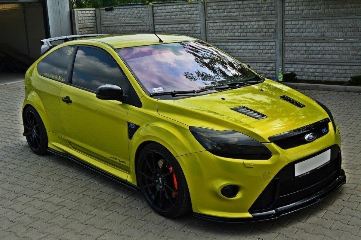 Front-Splitter-V.2-Ford-Focus-RS-MK2---Gloss-Black