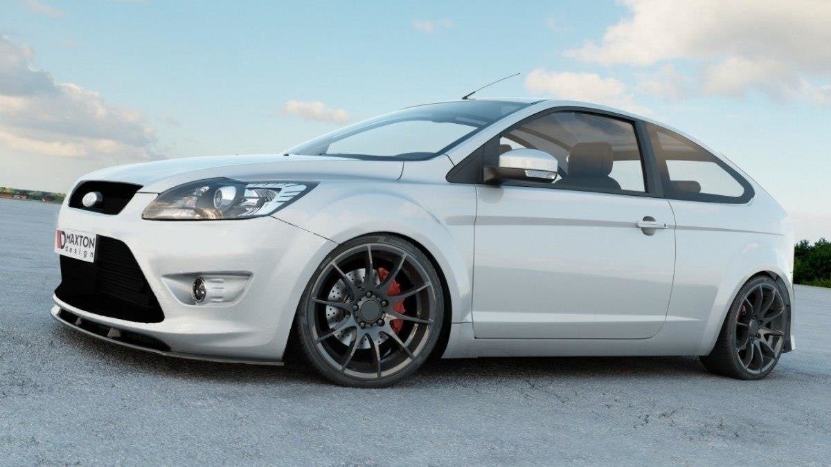 Front-Splitter-Ford-Focus-ST-MK2-FL---Gloss-Black