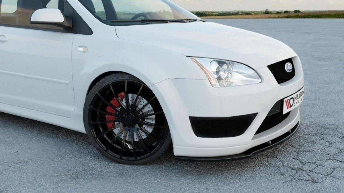 Front-Splitter-V.1-Ford-Focus-ST-MK2---Gloss-Black
