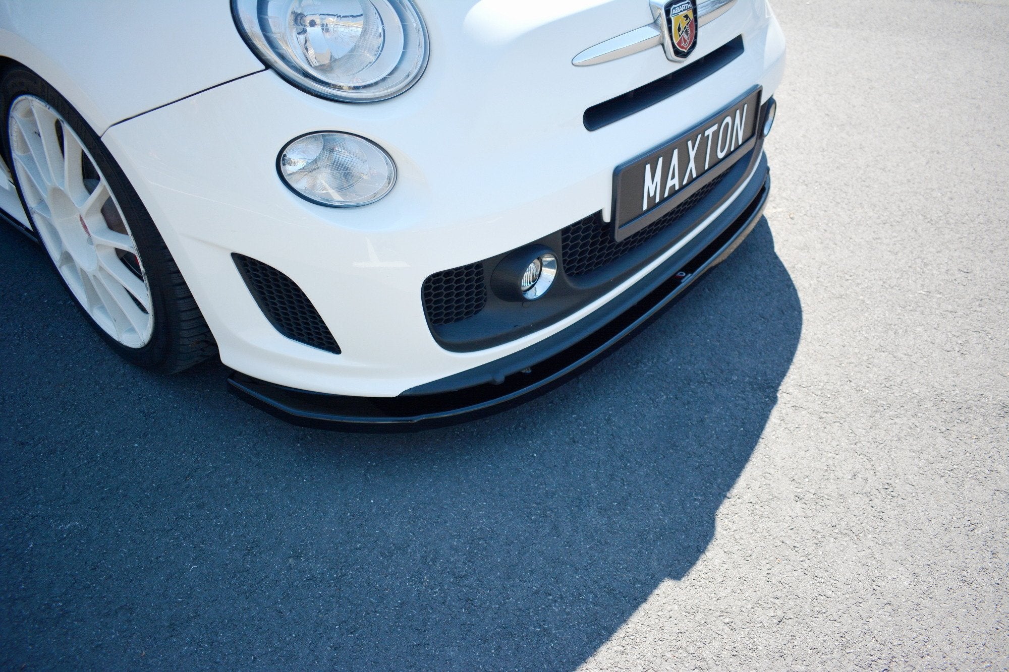 Front-Splitter-V.2-Fiat-500-Abarth-MK1---Gloss-Black