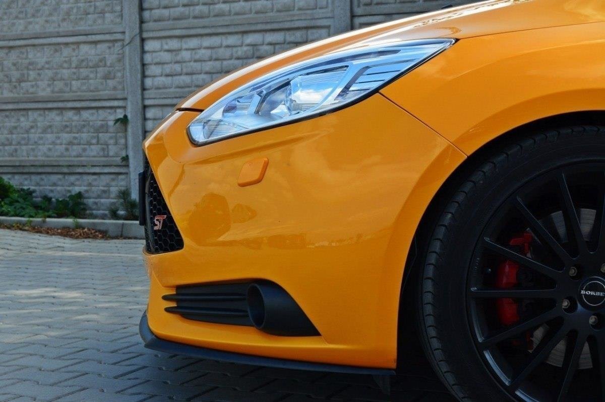 Front-Splitter-Ford-Focus-ST-MK3-(Cupra)---Gloss-Black