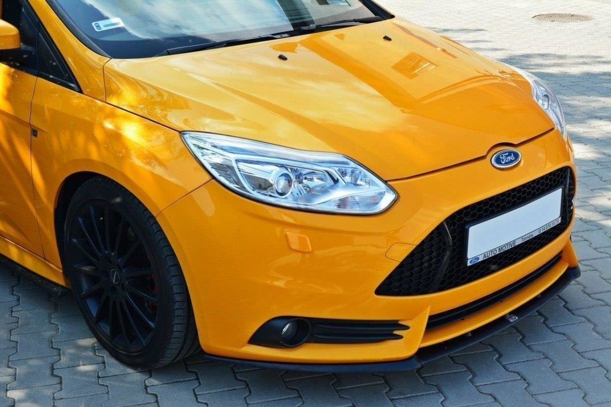 Front-Splitter-Ford-Focus-ST-MK3-(Cupra)---Gloss-Black