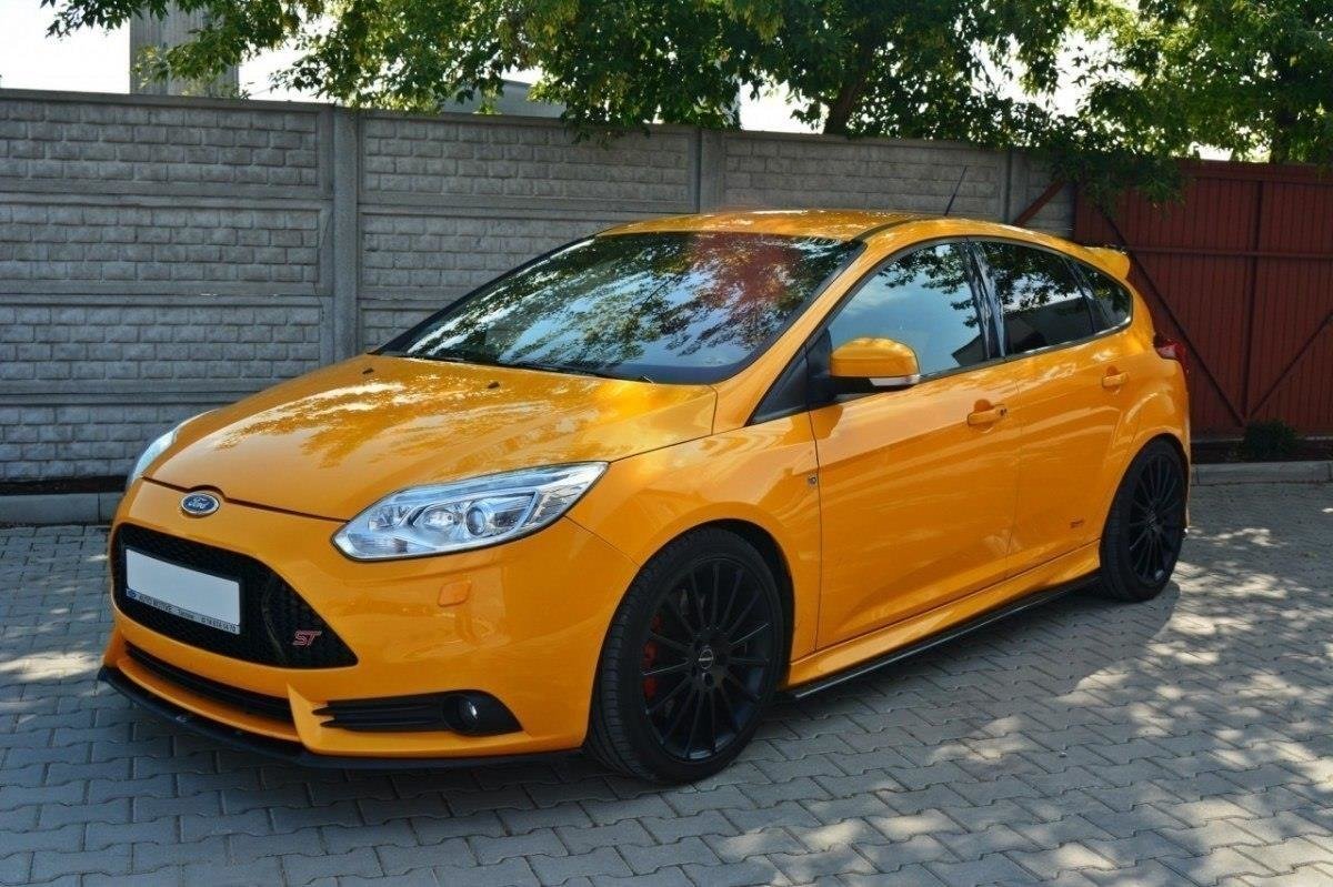 Front-Splitter-Ford-Focus-ST-MK3-(Cupra)---Gloss-Black