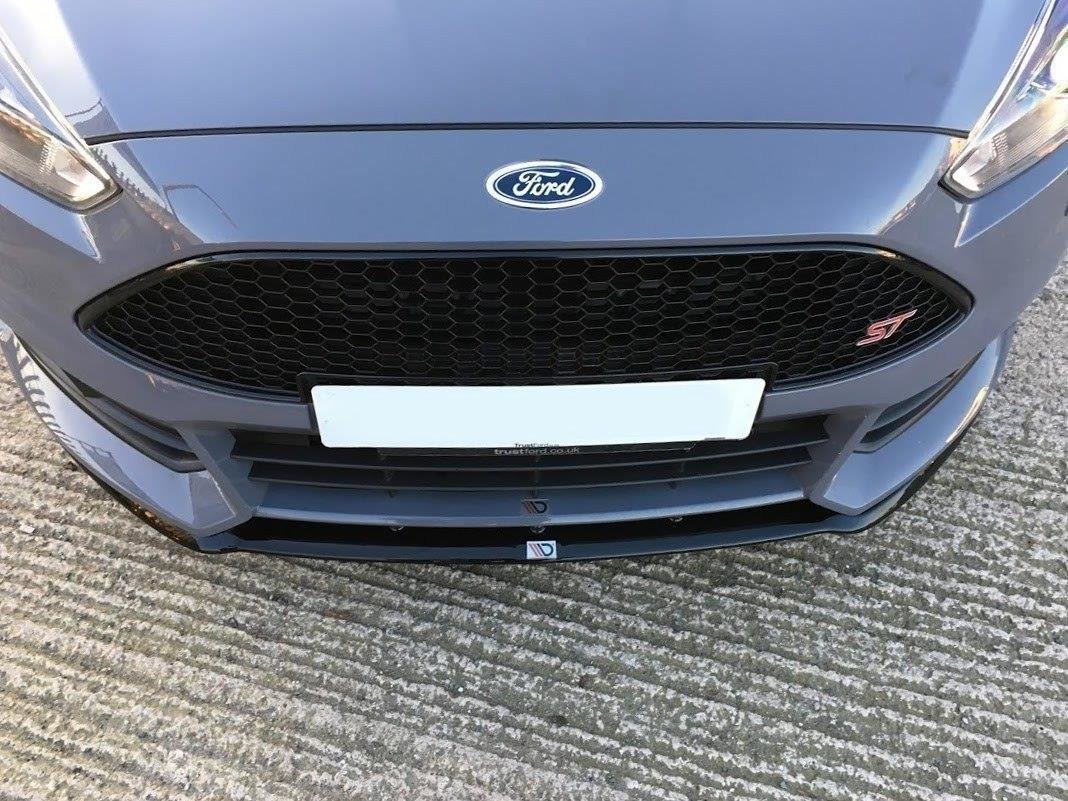 Front-Splitter-Ford-Focus-ST-MK3-FL-(Cupra)---Gloss-Black