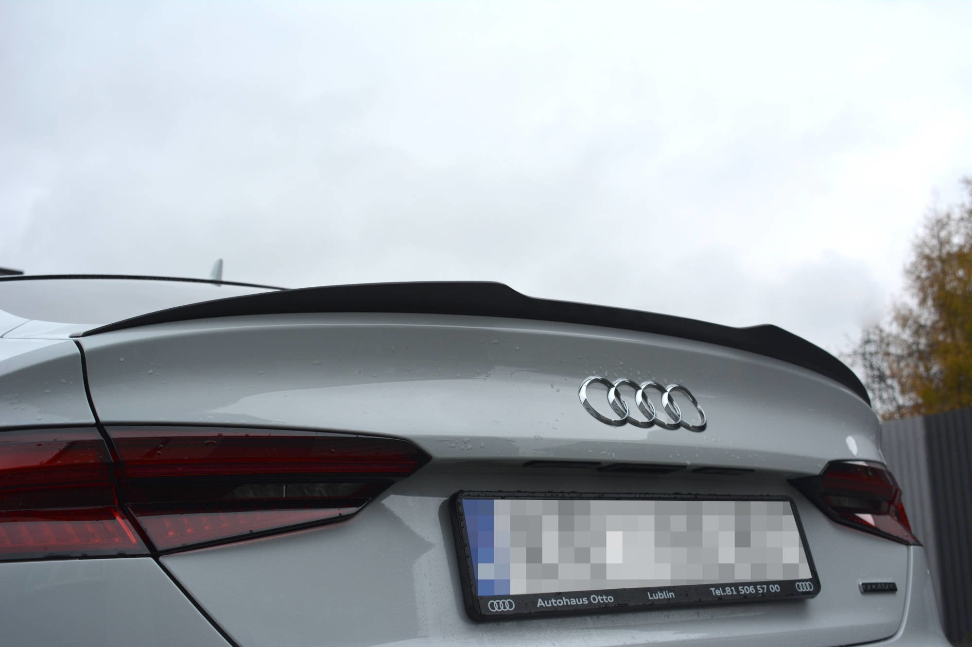 Spoiler-Cap-Audi-A5-S-Line-F5-Sportback---Gloss-Black