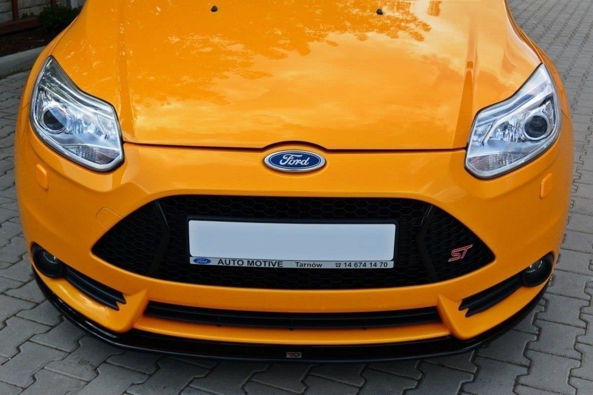 Front-Splitter-V.2-Ford-Focus-ST-MK3---Gloss-Black