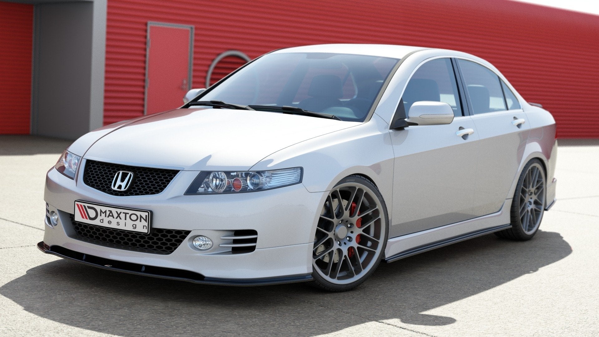 Front-Splitter-Honda-Accord-VII-Type-S---Gloss-Black