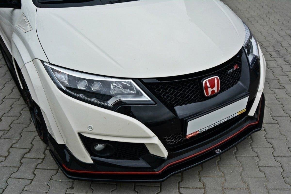 Front-Splitter-V.1-Honda-Civic-Ix-Type-R---Gloss-Black