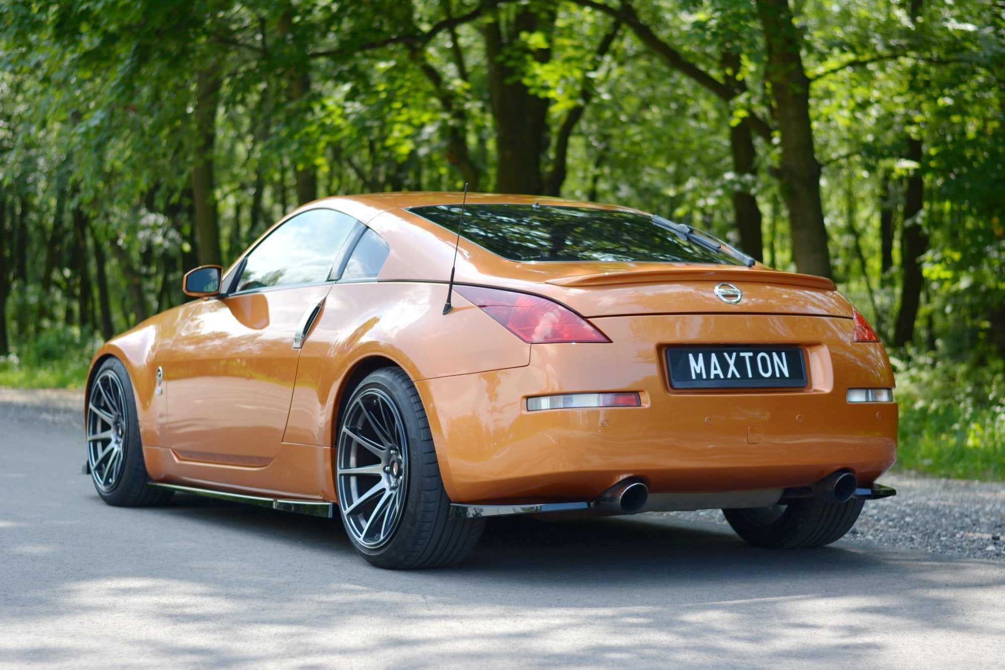 Rear-Side-Splitters-Nissan-350Z---Gloss-Black