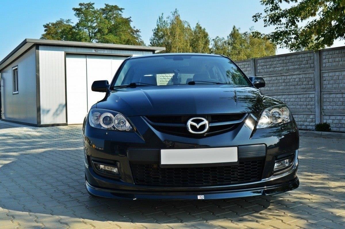 Front-Splitter-Mazda-3-MPS-MK1-(Preface)---Gloss-Black