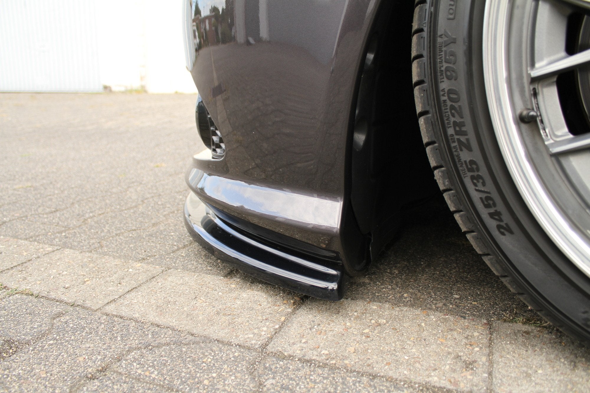 Front-Splitter-Mercedes-Cl-500-C216-AMGline---Gloss-Black