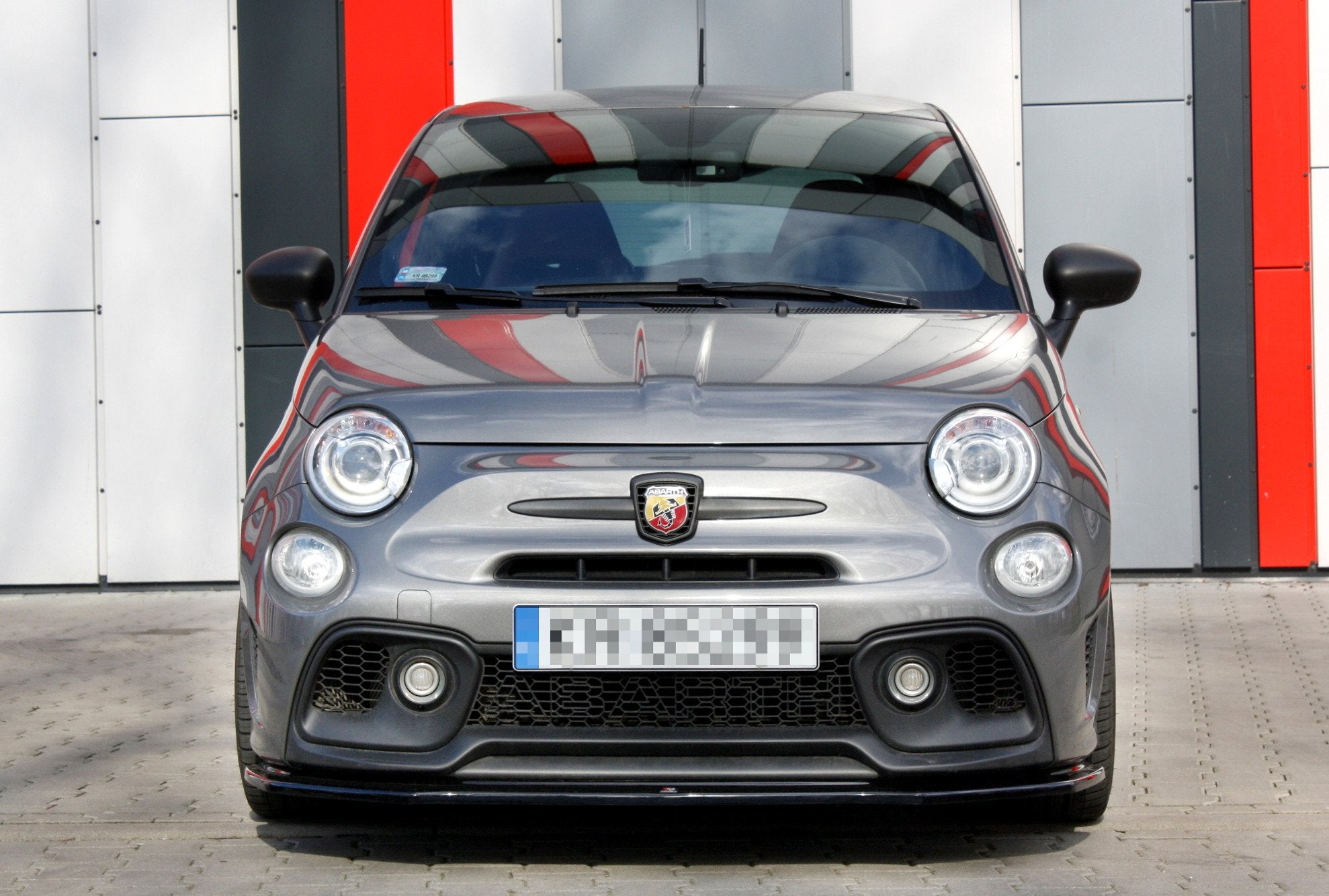 Front-Splitter-Fiat-500-Abarth-MK1-Facelift---Gloss-Black