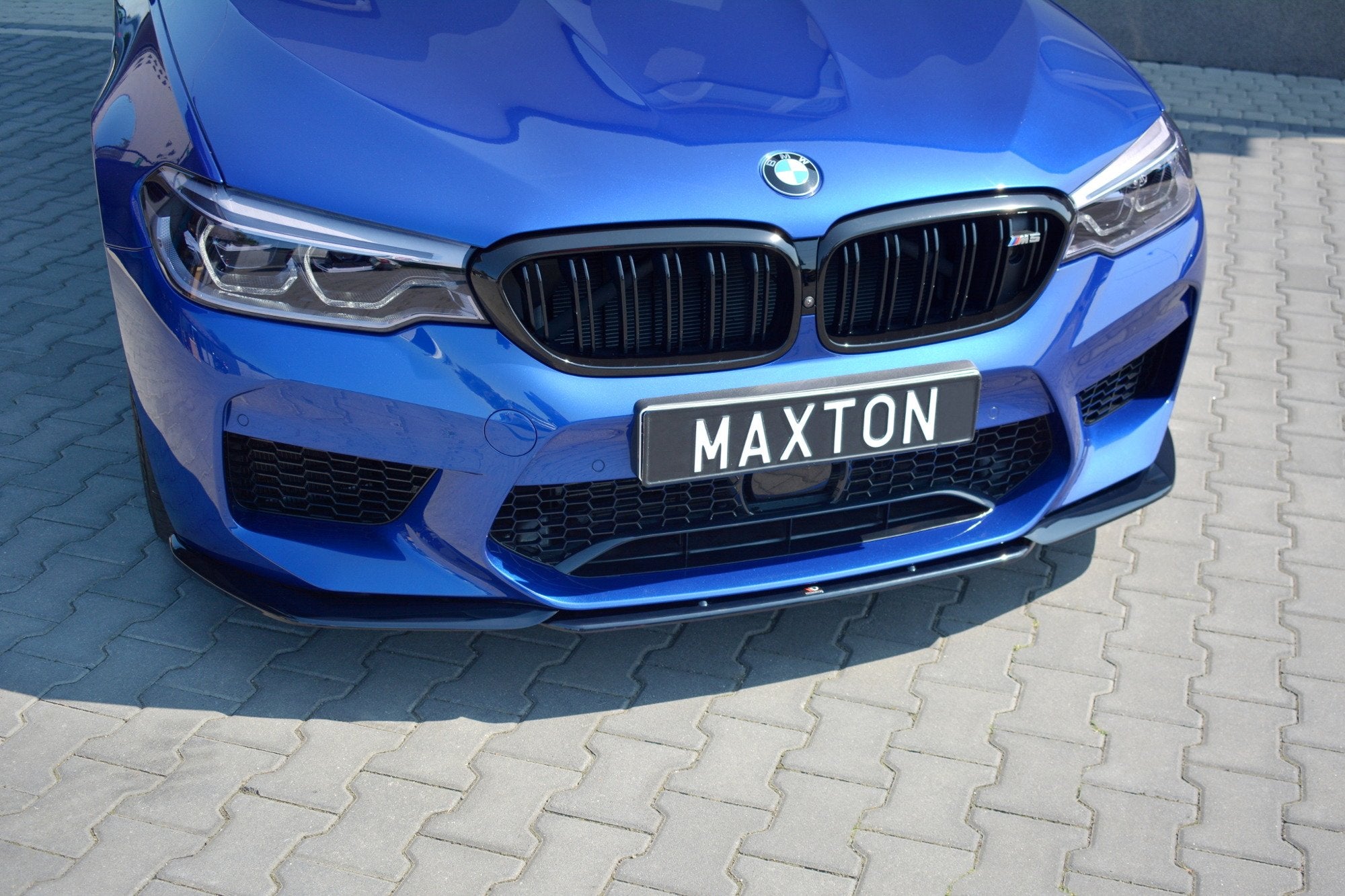 Front-Splitter-V.2-BMW-M5-F90---Gloss-Black
