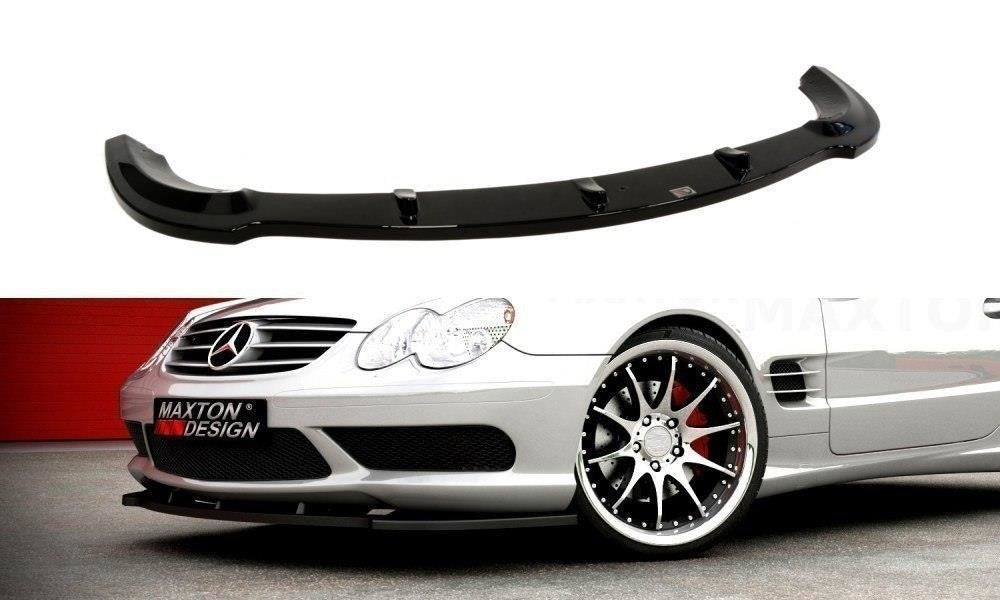 Front-Splitter-Mercedes-Sl-R230-AMG---Gloss-Black