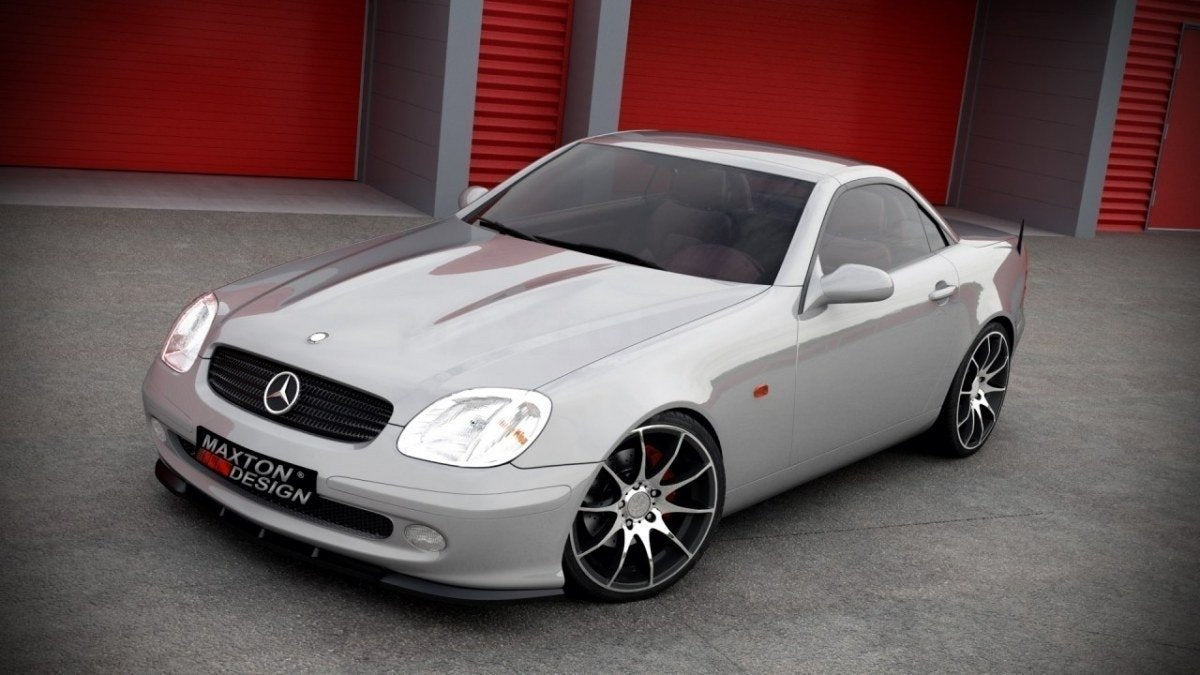Front-Splitter-Mercedes-SLK-R170---Gloss-Black