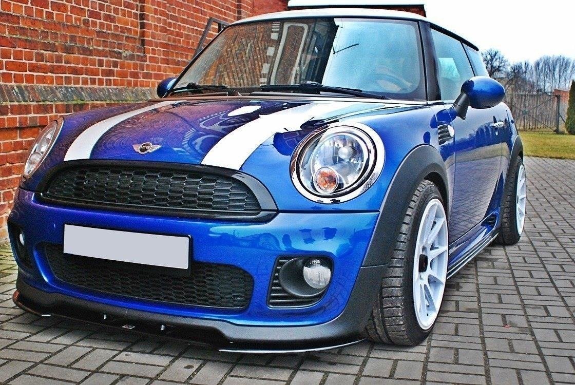 Front-Splitter-Mini-Cooper-R56-JCW---Gloss-Black