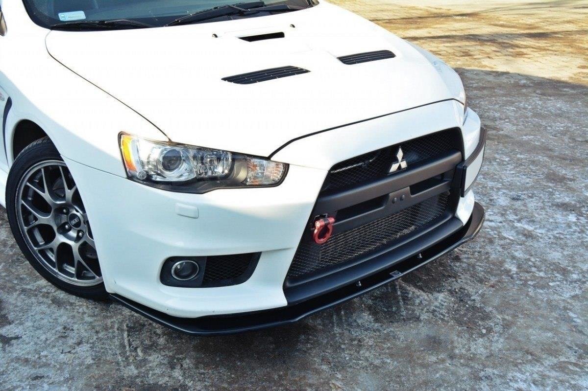 Front-Splitter-V.1-Mitsubishi-Lancer-Evo-X---Gloss-Black
