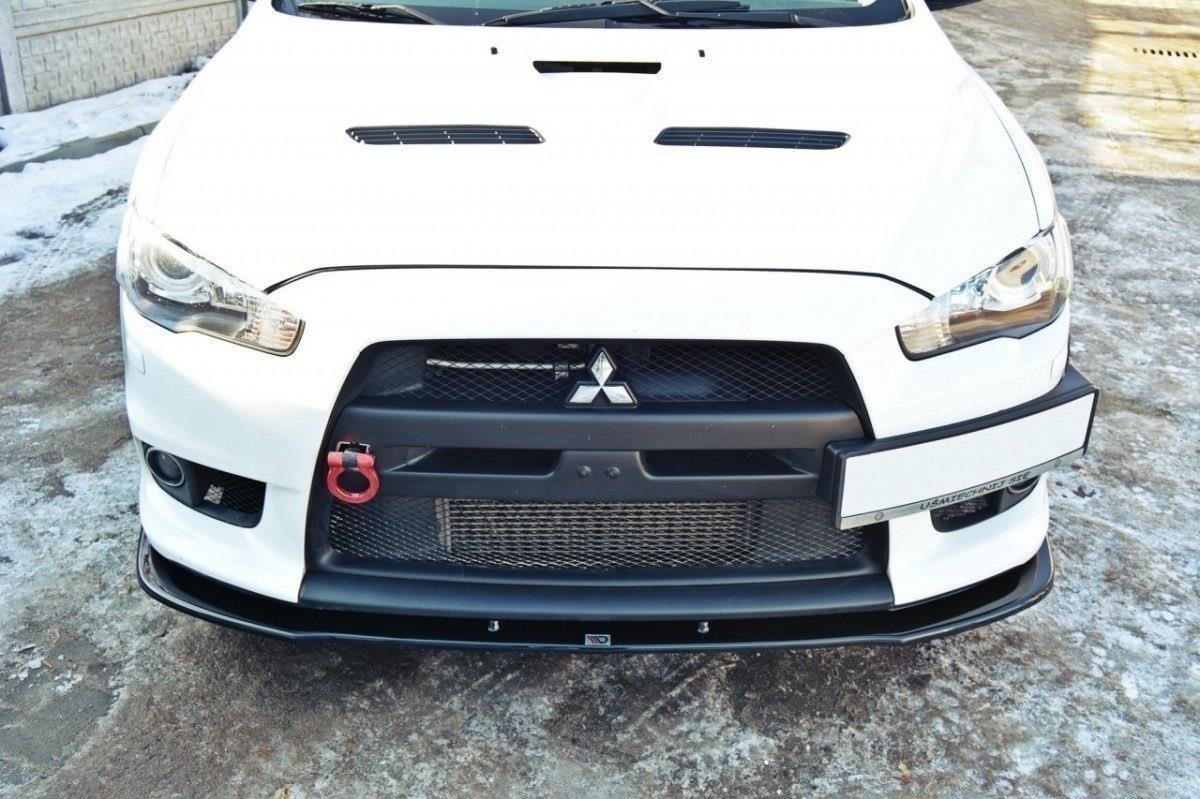 Front-Splitter-V.1-Mitsubishi-Lancer-Evo-X---Gloss-Black