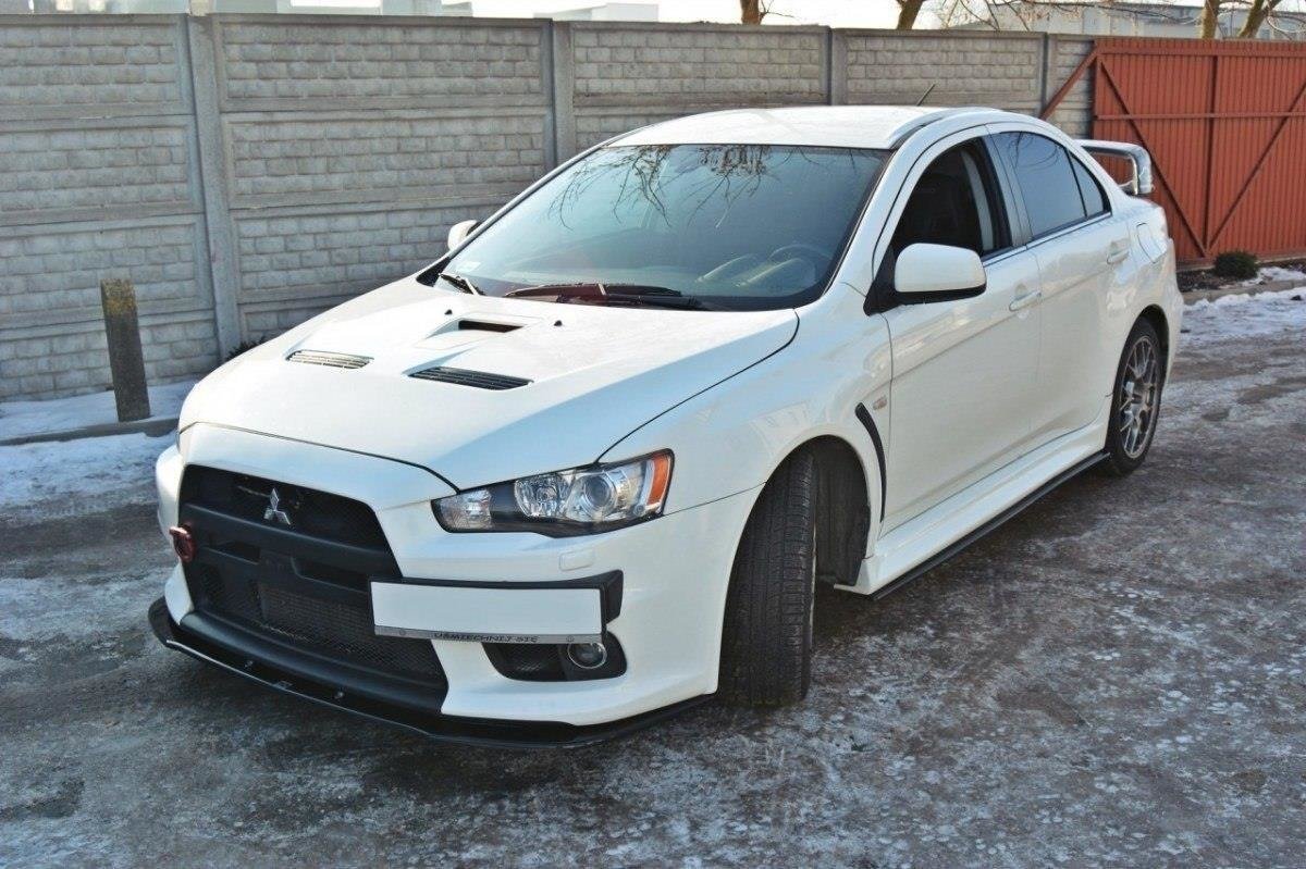 Front-Splitter-V.1-Mitsubishi-Lancer-Evo-X---Gloss-Black