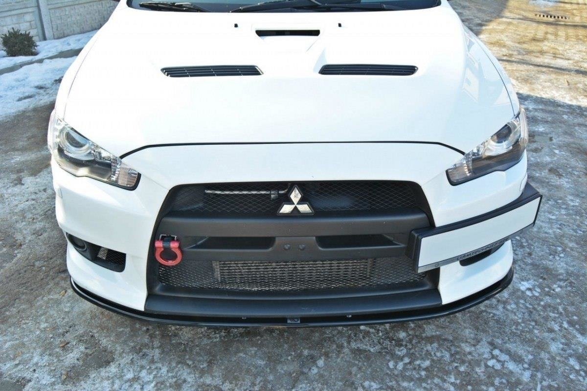 Front-Splitter-V.2-Mitsubishi-Lancer-Evo-X---Gloss-Black