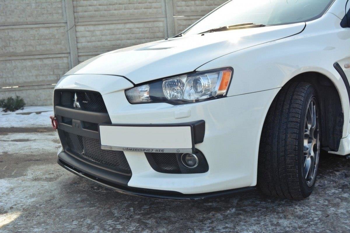 Front-Splitter-V.2-Mitsubishi-Lancer-Evo-X---Gloss-Black