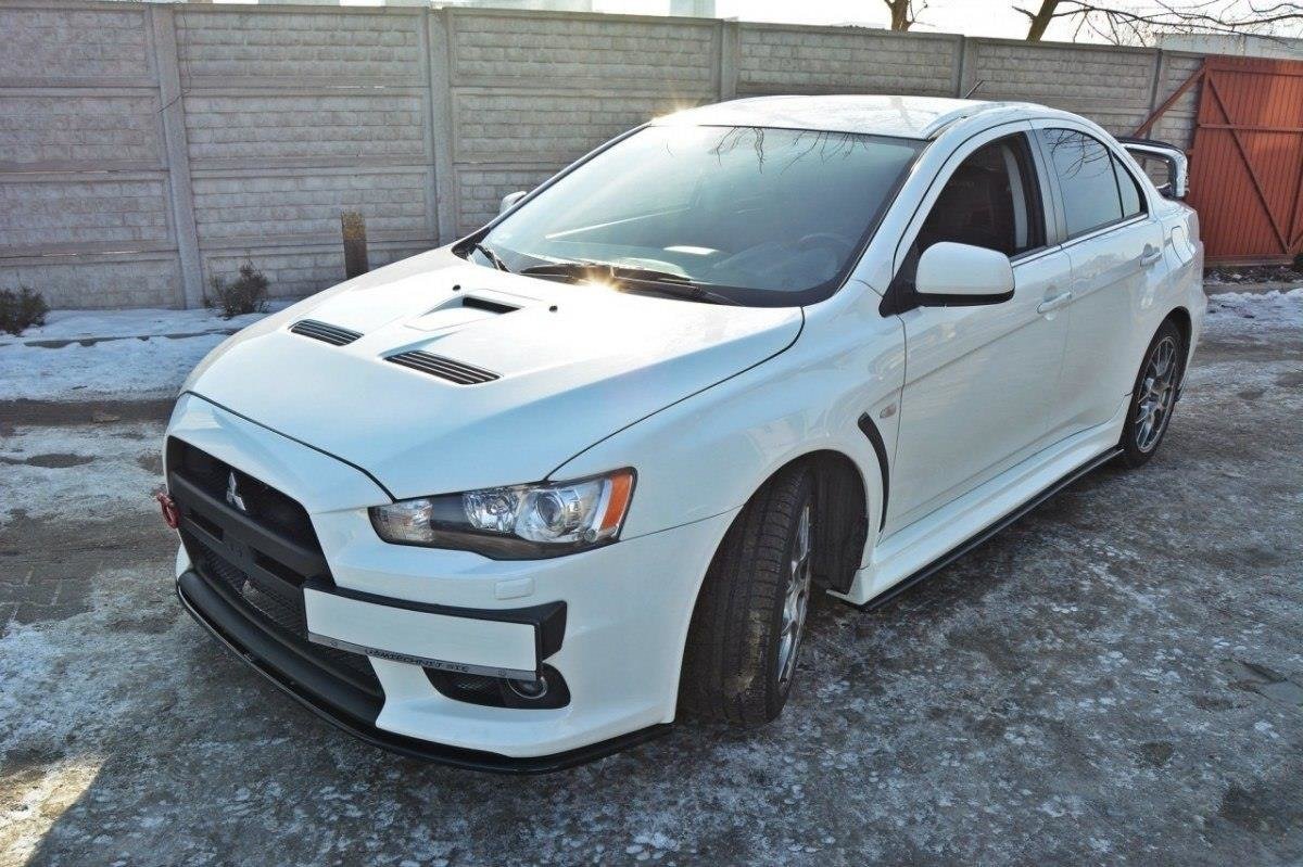 Front-Splitter-V.2-Mitsubishi-Lancer-Evo-X---Gloss-Black