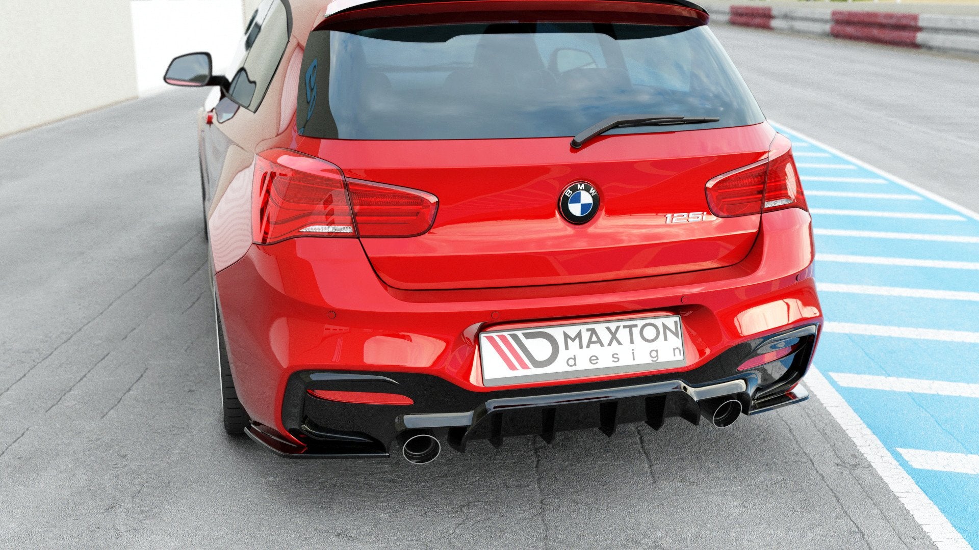 Rear-Valance-BMW-1-F20/-F21-Facelift-M-Power---Gloss-Black