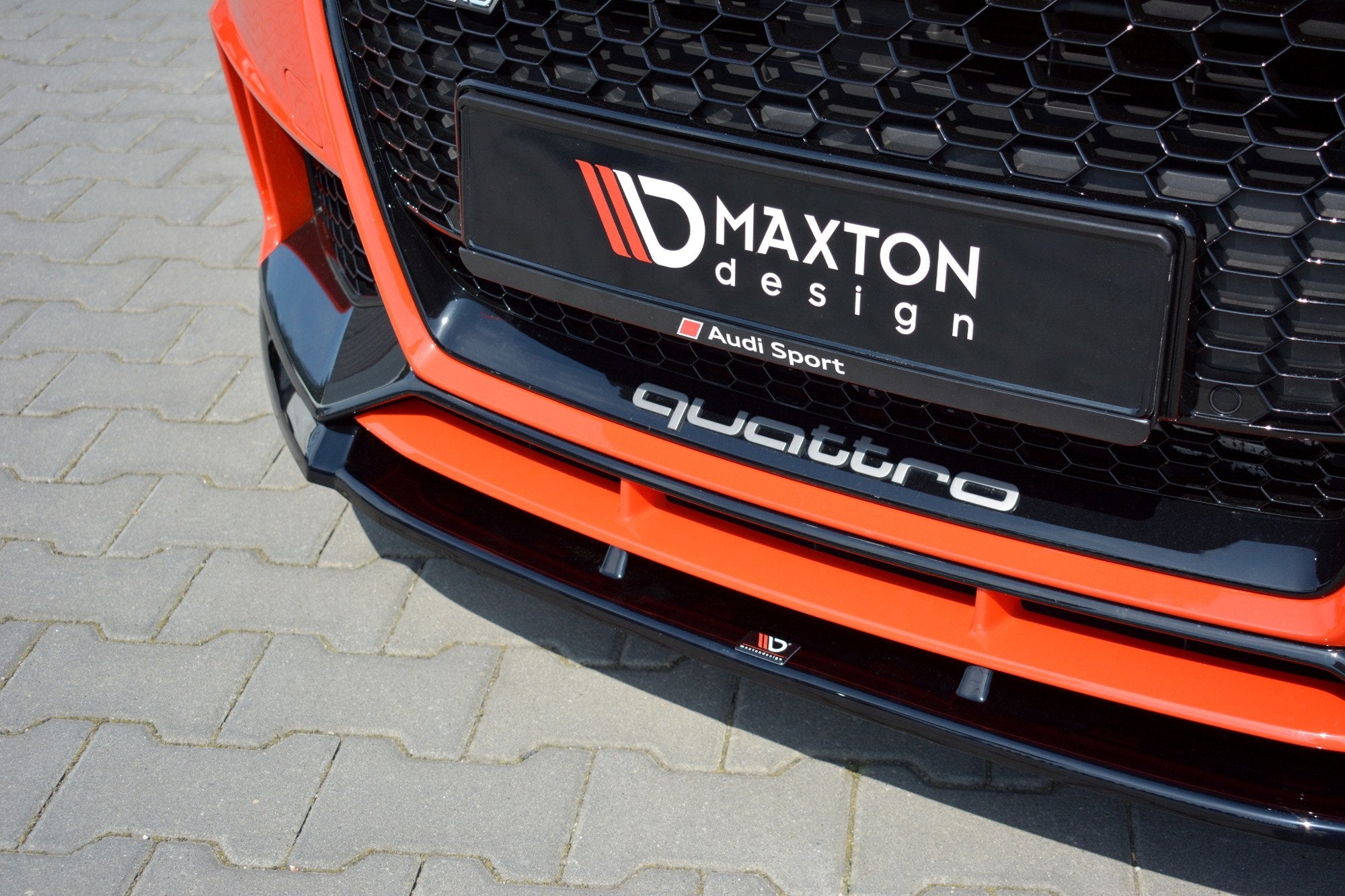 Front-Splitter-V.2-Audi-TT-RS-8S---Gloss-Black