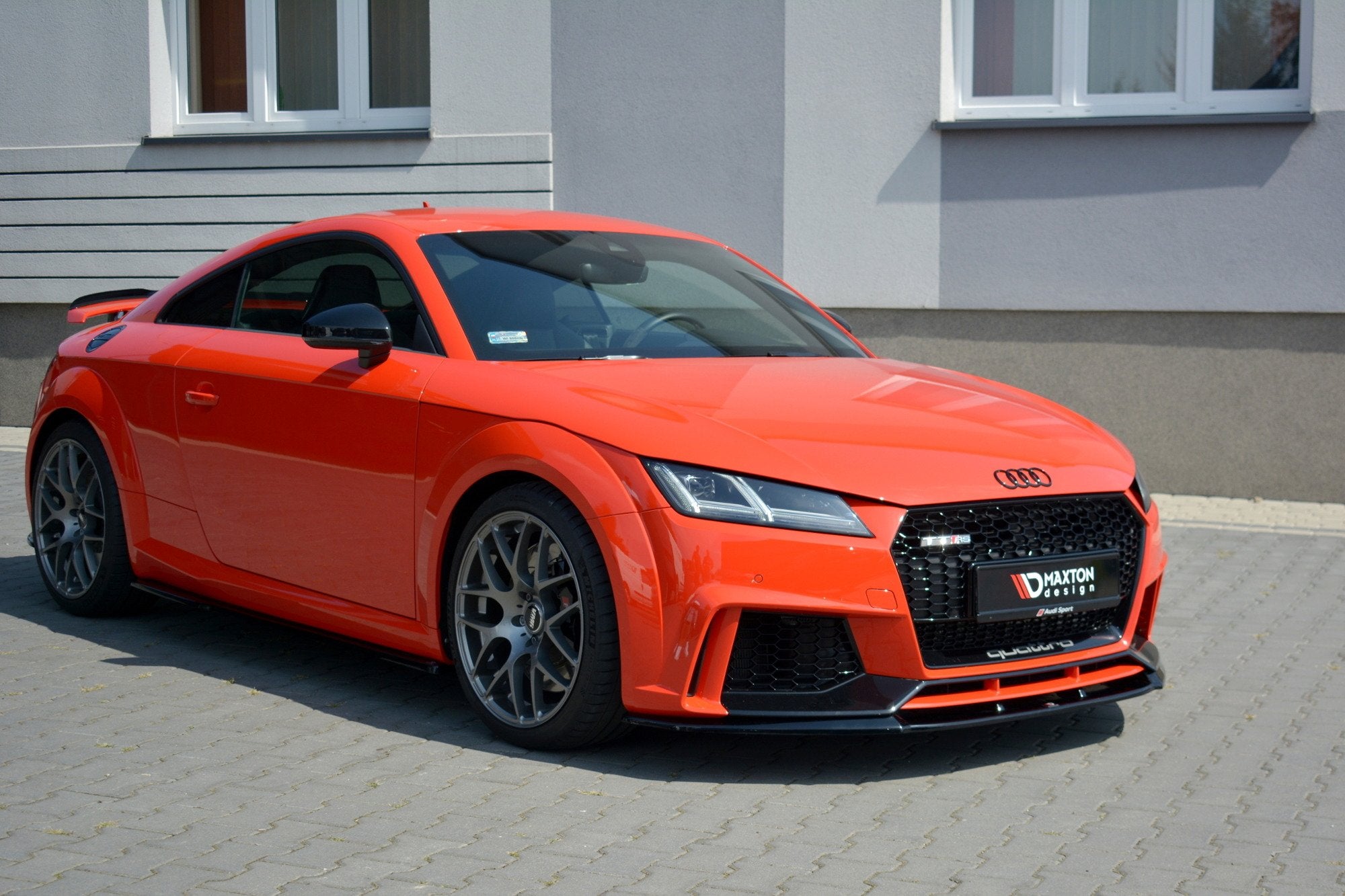 Front-Splitter-V.2-Audi-TT-RS-8S---Gloss-Black