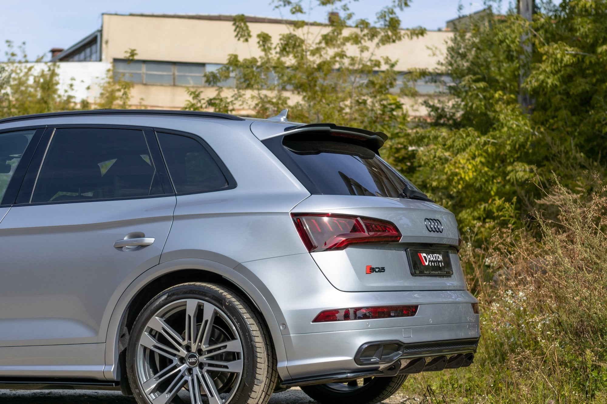 Spoiler-Extension-Audi-SQ5/Q5-S-Line-MKII---Gloss-Black