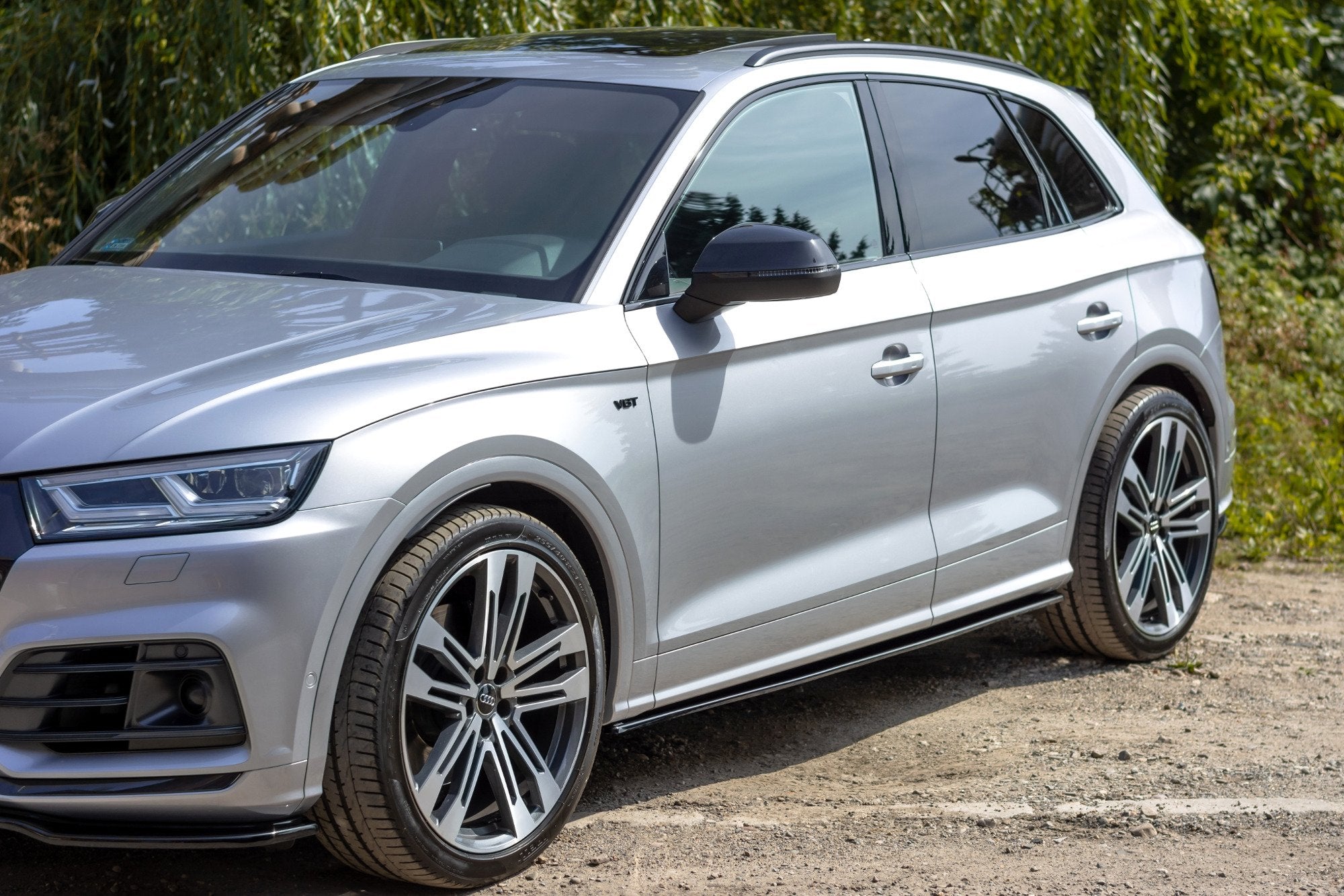 Side-Skirts-Diffusers-Audi-SQ5/Q5-S-Line-MKII---Gloss-Black