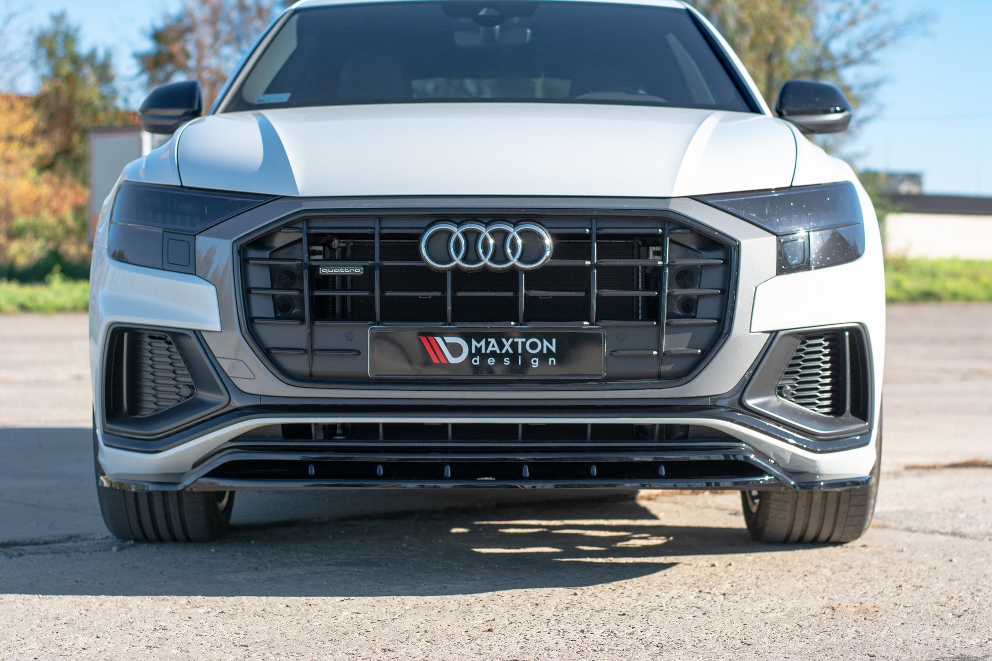 Front-Splitter-Audi-Q8-S-Line---Gloss-Black