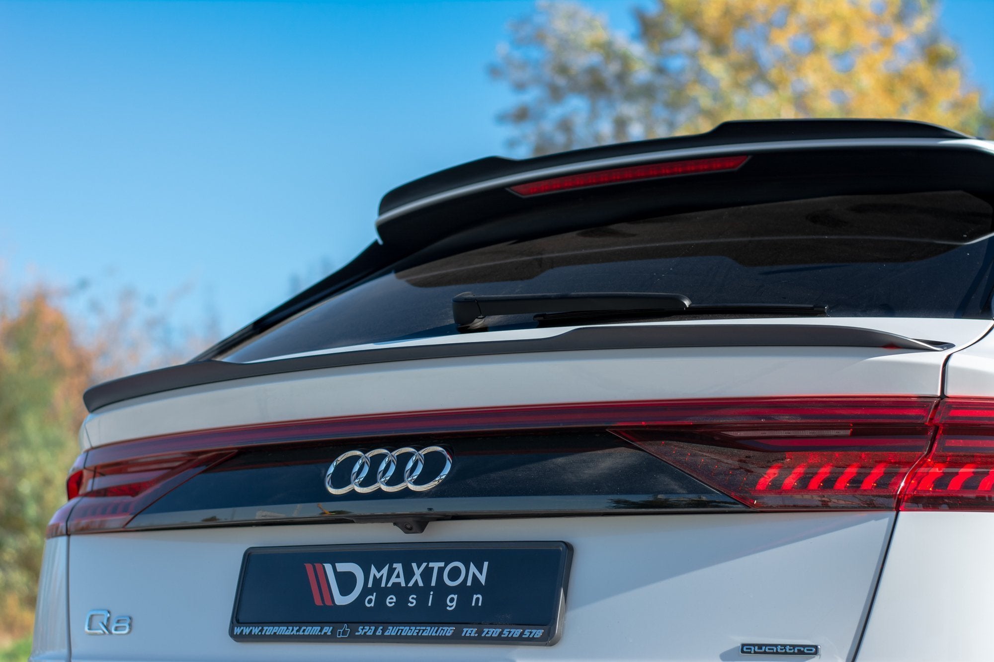 Spoiler-Extension-V.2-Audi-Q8-S-Line---Gloss-Black