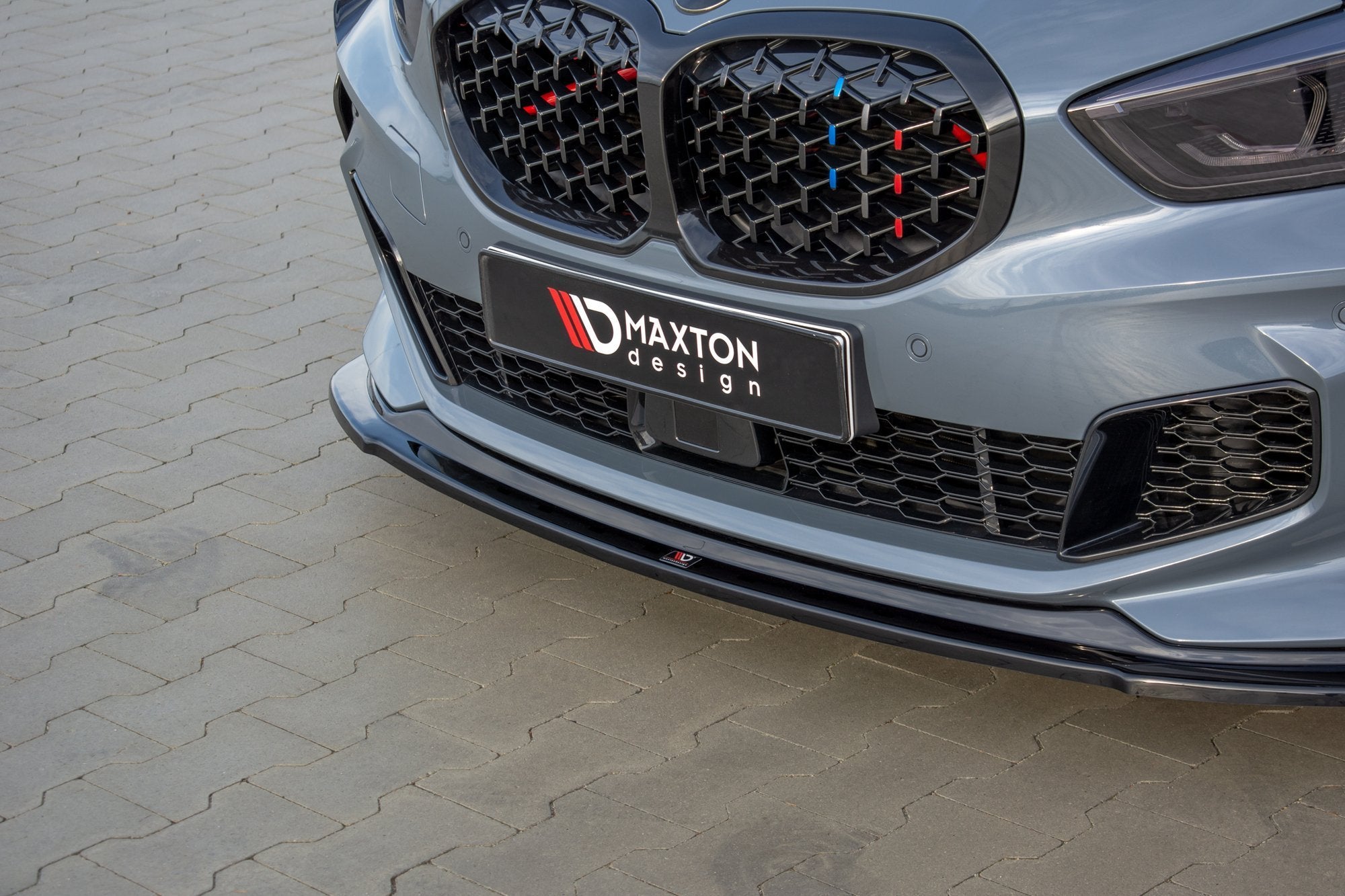 Front-Splitter-For-BMW-1-F40-M-Pack/-M135I---Gloss-Black