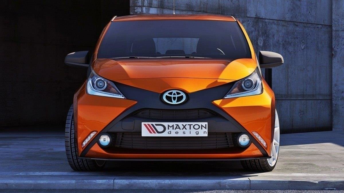Front-Splitter-Toyota-Aygo-MK2---Gloss-Black