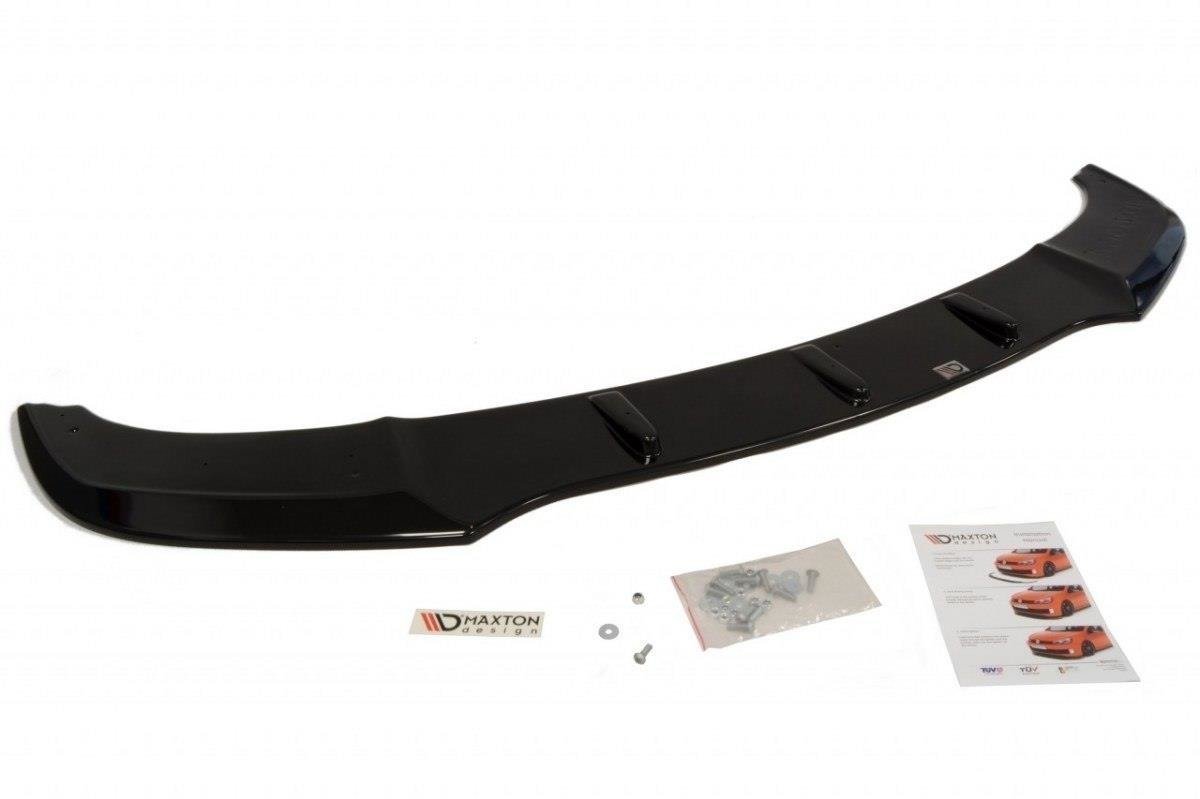 Front-Splitter-V.1-For-BMW-5-F10/F11-Mpack---Gloss-Black