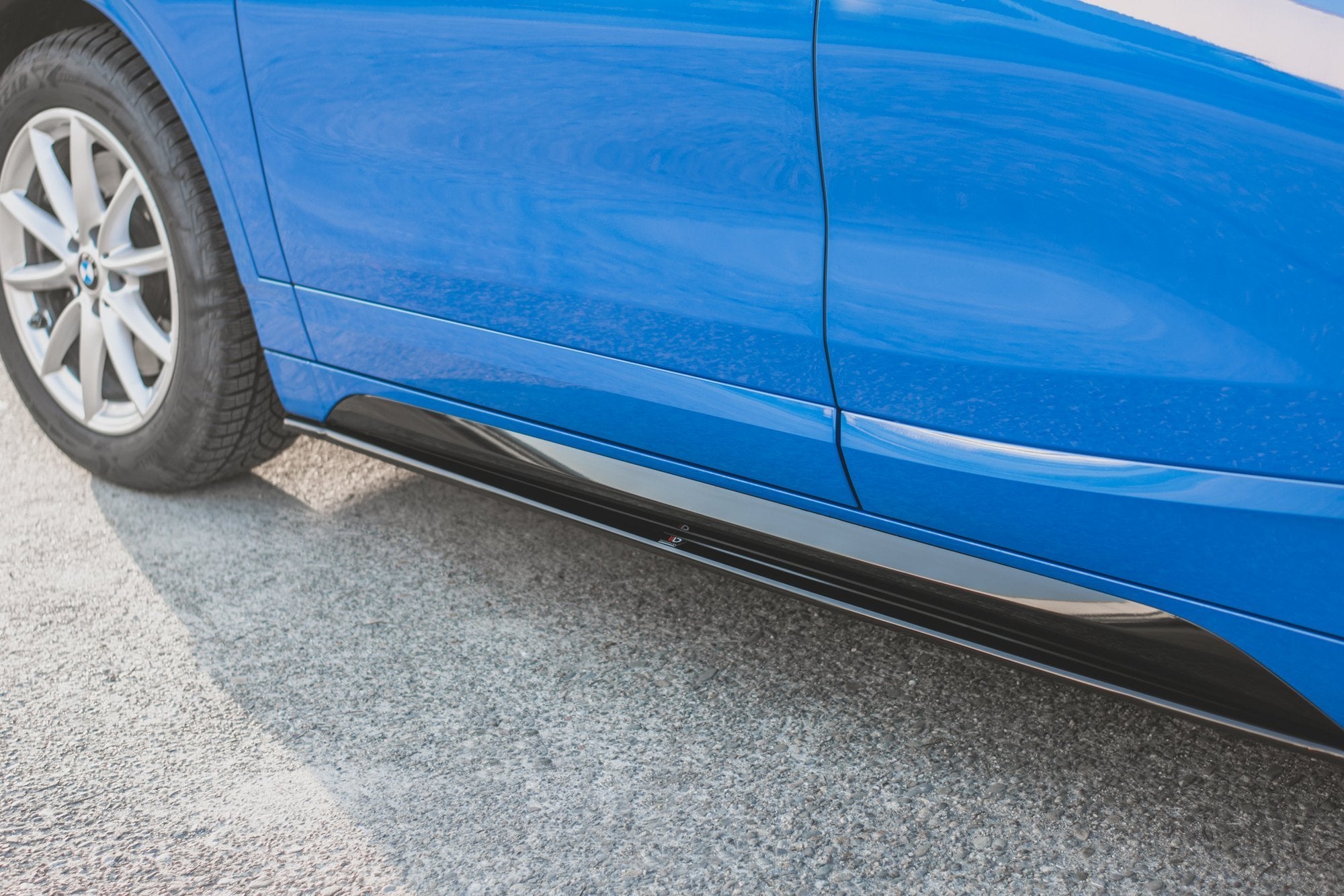 Side-Skirts-Diffusers-For-BMW-X2-F39-M-Pack---Gloss-Black