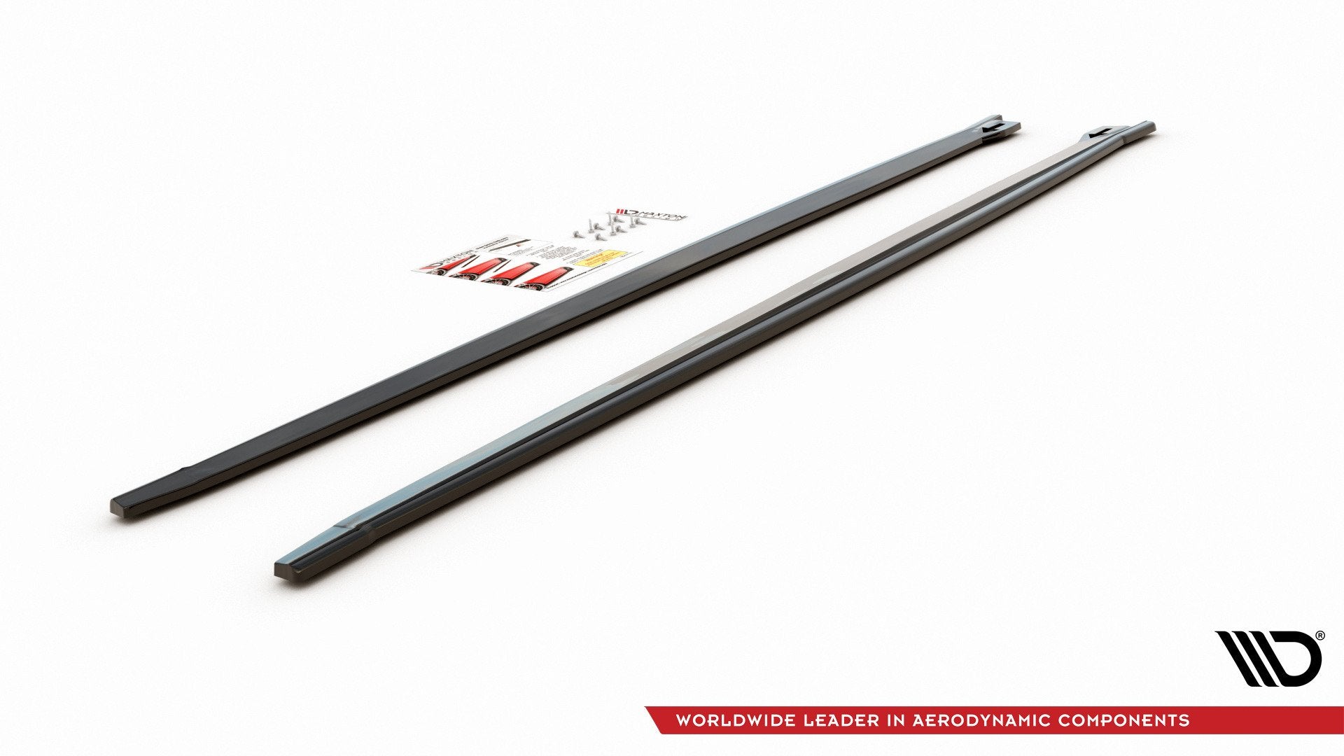 Side-Skirts-Diffusers-For-BMW-X2-F39-M-Pack---Gloss-Black