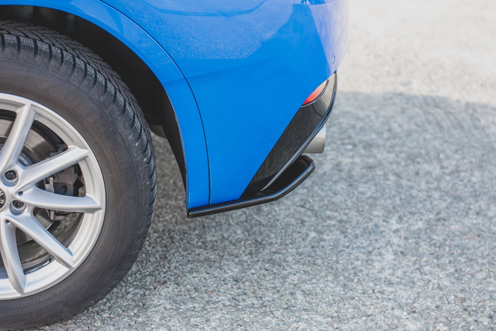 Rear-Side-Splitters-For-BMW-X2-F39-M-Pack---Gloss-Black