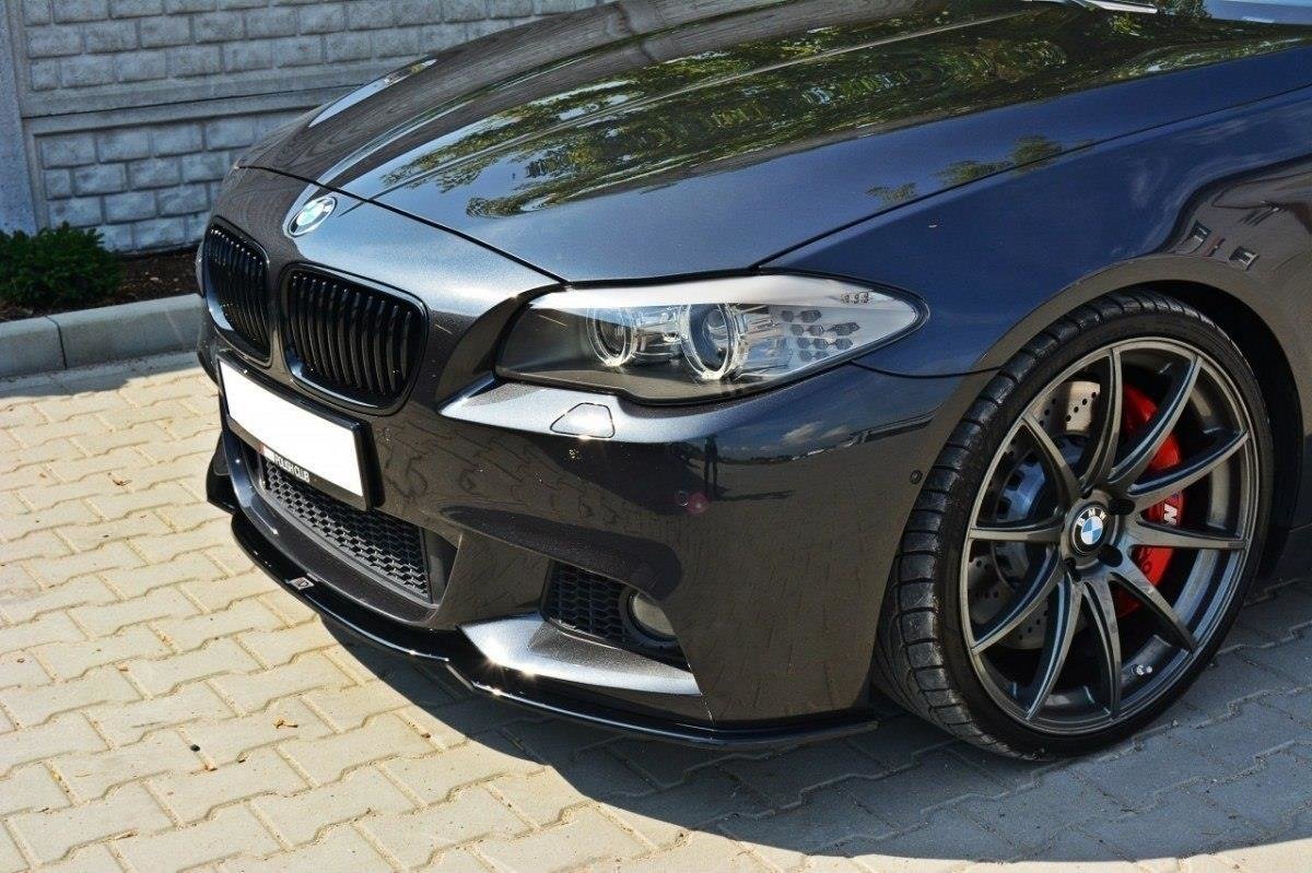 Front-Splitter-V.2-For-BMW-5-F10/F11-Mpack---Gloss-Black