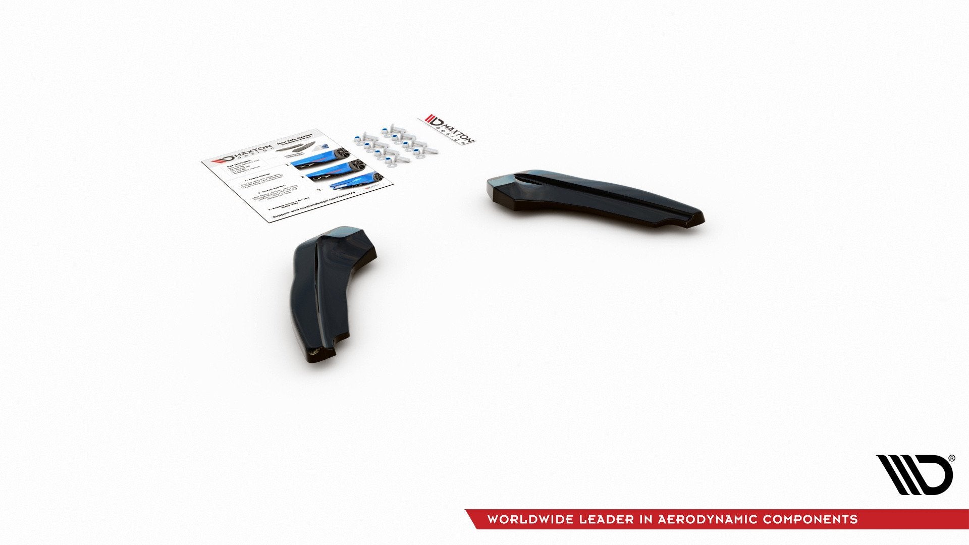 Rear-Side-Splitters-V.1-Ford-Focus-ST-MK4---Gloss-Black