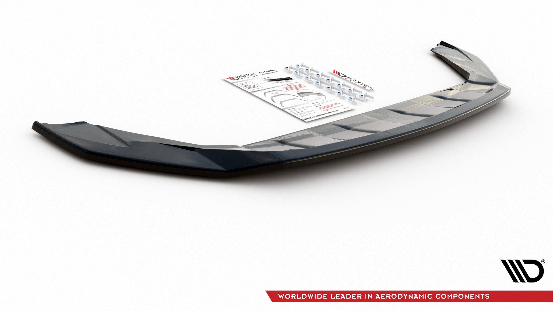 Front-Splitter-Volkswagen-T-Cross---Gloss-Black