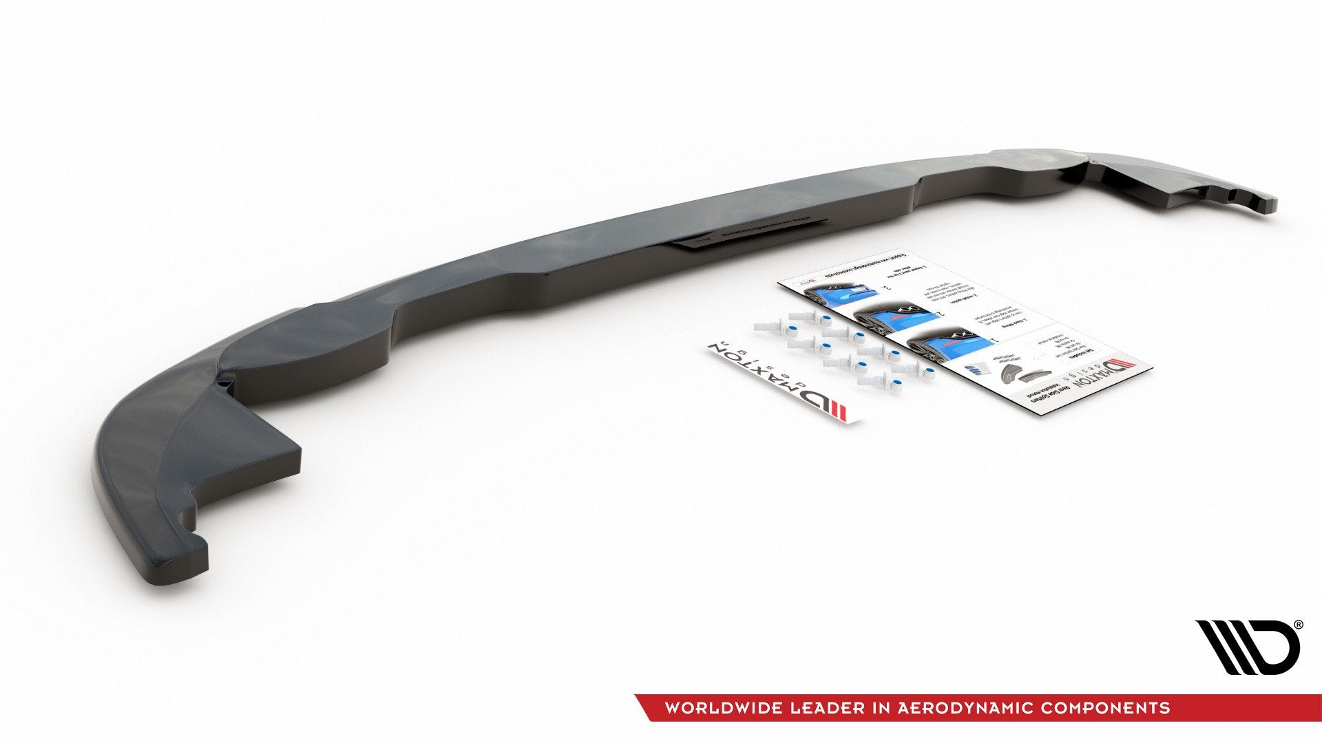 Central-Rear-Splitter-Volkswagen-T-Cross---Gloss-Black