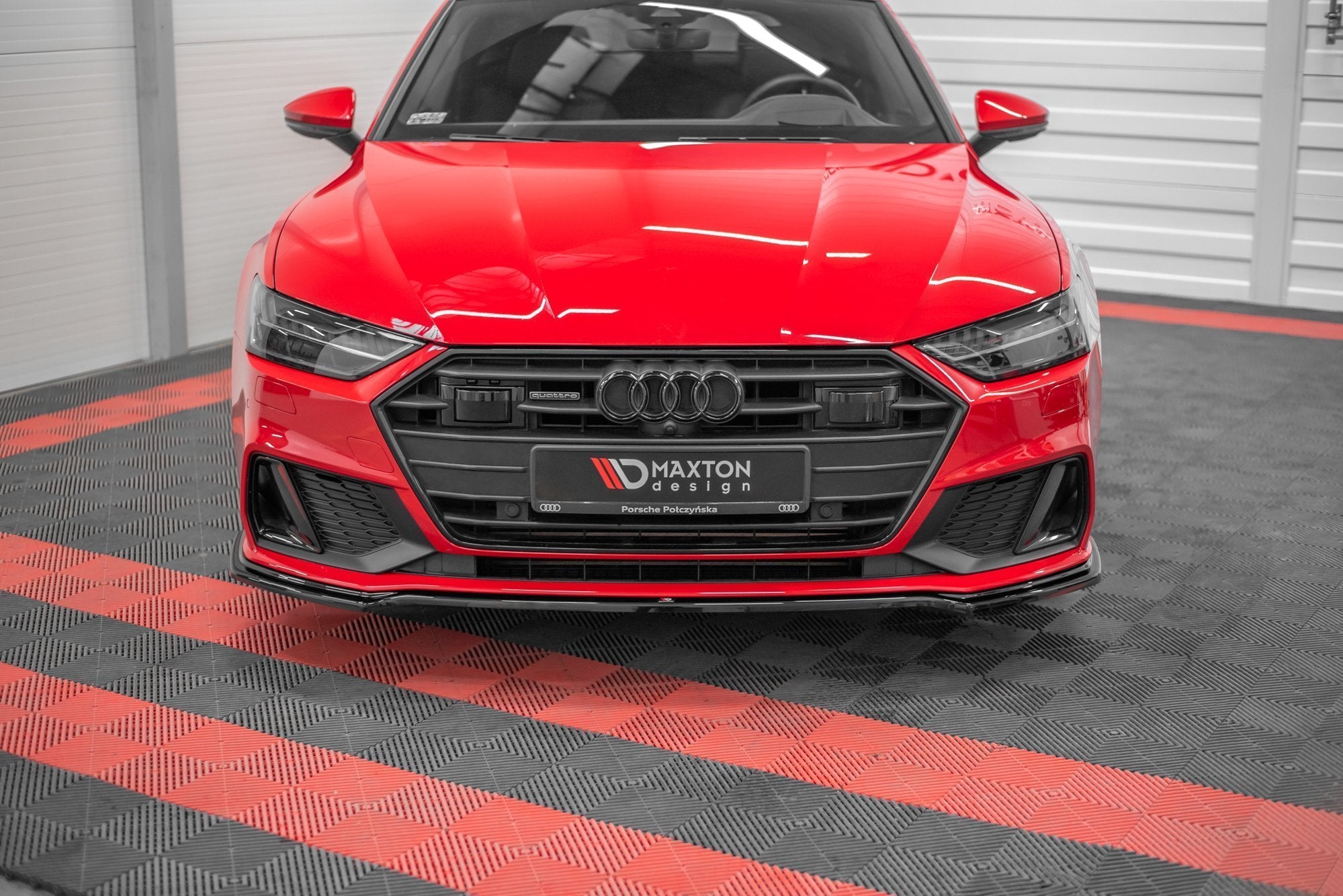 Front-Splitter-V.1-Audi-A7-C8-S-Line-/-S7-C8---Gloss-Black