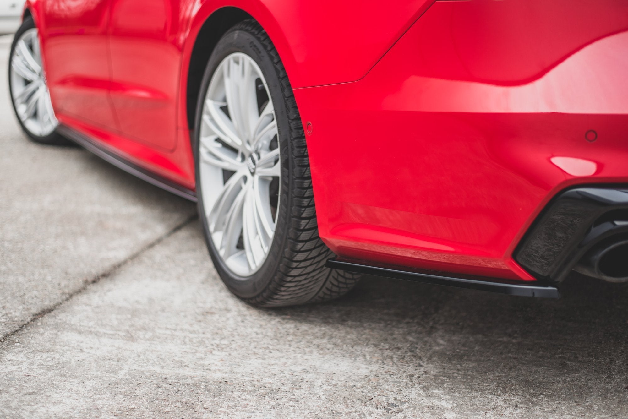 Rear-Side-Splitters-Audi-S7-C8---Gloss-Black