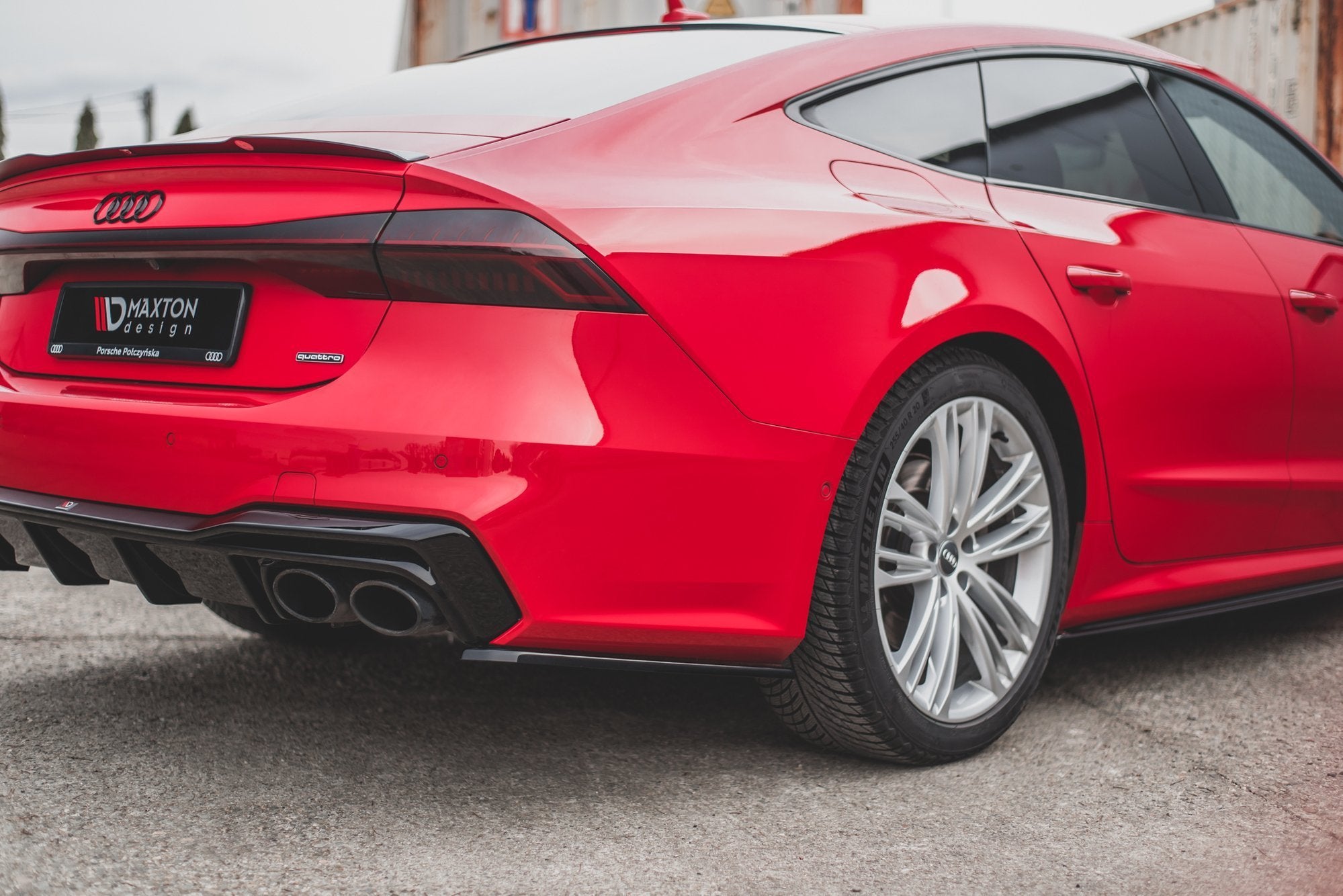 Rear-Side-Splitters-Audi-S7-C8---Gloss-Black