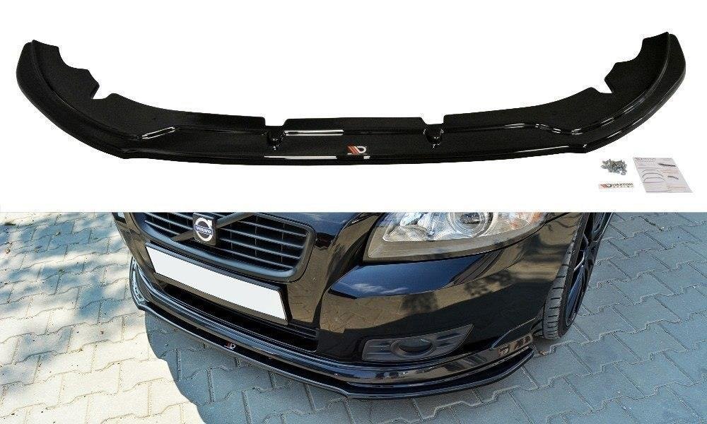 Front-Splitter-V.1-Volvo-V50F-R-Design---Gloss-Black