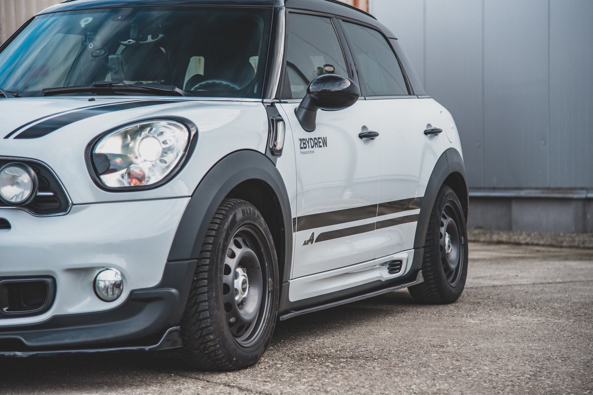 Side-Skirts-Diffusers-Mini-Countryman-MK1-JCW---Gloss-Black