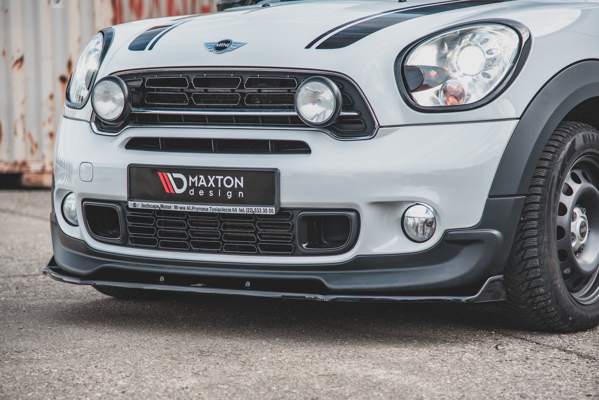 Front-Splitter-Mini-Countryman-MK1-JCW---Gloss-Black